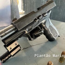 Grávida de 8 meses é presa com pistola e drogas em Maringá Foto 8 Fotos de Grávida de 8 meses é presa com pistola e drogas em Maringá