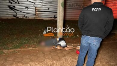 Fotos de Homem é executado com tiro na nuca ao lado de igreja católica em Maringá