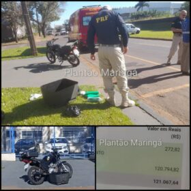 Motociclista que entregava drogas no ‘delivery’ sofre acidente e acaba preso em Maringá Foto 11 Fotos de Motociclista que entregava drogas no ‘delivery’ sofre acidente e acaba preso em Maringá