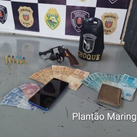 Ladrão é preso após praticar assalto contra pedestre em Maringá Foto 2 Fotos de Ladrão é preso após praticar assalto contra pedestre em Maringá