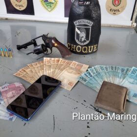 Ladrão é preso após praticar assalto contra pedestre em Maringá Foto 8 Fotos de Ladrão é preso após praticar assalto contra pedestre em Maringá