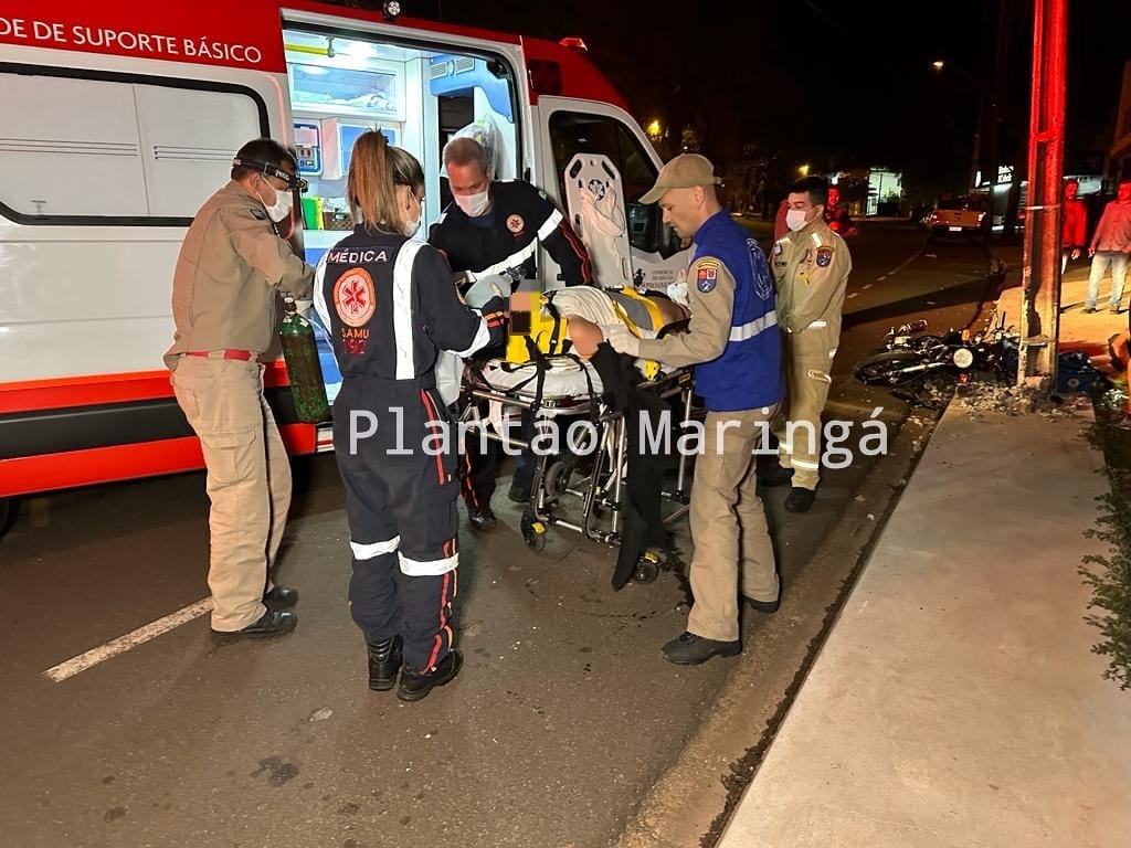 Morre no hospital moça que bateu moto contra poste em Maringá Foto 7 Fotos de Morre no hospital moça que bateu moto contra poste em Maringá