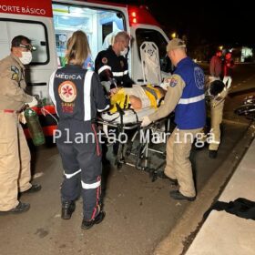 Morre no hospital moça que bateu moto contra poste em Maringá Foto 4 Fotos de Morre no hospital moça que bateu moto contra poste em Maringá