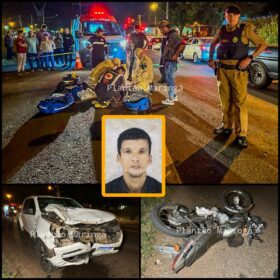 Motociclista morre após ser atingido por caminhonete em Maringá Foto 1 Fotos de Motociclista morre após ser atingido por caminhonete em Maringá