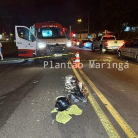 Motociclista morre após ser atingido por caminhonete em Maringá Foto 4 Fotos de Motociclista morre após ser atingido por caminhonete em Maringá