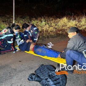 Motociclista sofre ferimentos graves após bater na traseira de carreta em Maringá Foto 5 Fotos de Motociclista sofre ferimentos graves após bater na traseira de carreta em Maringá
