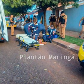 Pedreiro é socorrido em estado gravíssimo após ser esfaqueado em Maringá Foto 11 Fotos de Pedreiro é socorrido em estado gravíssimo após ser esfaqueado em Maringá