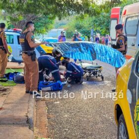 Pedreiro é socorrido em estado gravíssimo após ser esfaqueado em Maringá Foto 8 Fotos de Pedreiro é socorrido em estado gravíssimo após ser esfaqueado em Maringá