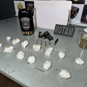Traficante é preso com pistola e cocaína após ameaçar motorista em briga de trânsito em Maringá Foto 3 Fotos de Traficante é preso com pistola e cocaína após ameaçar motorista em briga de trânsito em Maringá