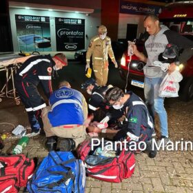 Câmera de segurança registra acidente na Vila Operária em Maringá Foto 2 Fotos de Câmera de segurança registra acidente na Vila Operária em Maringá
