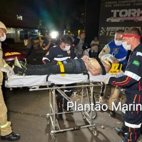 Câmera de segurança registra acidente na Vila Operária em Maringá Foto 8 Fotos de Câmera de segurança registra acidente na Vila Operária em Maringá