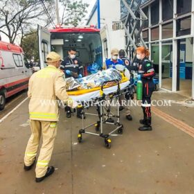 Fotos de Idoso de 85 anos atropelado ontem em Maringá, morre no hospital