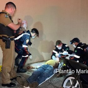 Homem é intubado após ser agredido com golpes de capacete em Maringá Foto 12 Fotos de Homem é intubado após ser agredido com golpes de capacete em Maringá