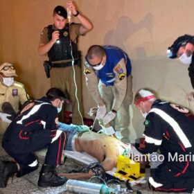 Homem é intubado após ser agredido com golpes de capacete em Maringá Foto 8 Fotos de Homem é intubado após ser agredido com golpes de capacete em Maringá