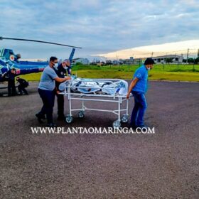 Homem é socorrido de helicóptero após explosão em Mandaguari Foto 4 Fotos de Homem é socorrido de helicóptero após explosão em Mandaguari