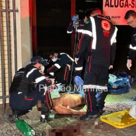 Homem é socorrido em estado grave após ser esfaqueado no centro de Maringá Foto 12 Fotos de Homem é socorrido em estado grave após ser esfaqueado no centro de Maringá