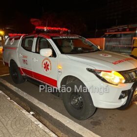 Homem é socorrido em estado grave após ser esfaqueado no centro de Maringá Foto 5 Fotos de Homem é socorrido em estado grave após ser esfaqueado no centro de Maringá