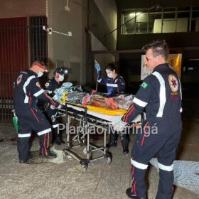 Homem é socorrido em estado grave após ser esfaqueado no centro de Maringá Foto 6 Fotos de Homem é socorrido em estado grave após ser esfaqueado no centro de Maringá