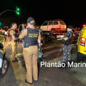 Jovens são presos com arma e carro com placas adulteradas em Maringá Foto 7 Fotos de Jovens são presos com arma e carro com placas adulteradas em Maringá