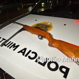 Jovens são presos com arma e carro com placas adulteradas em Maringá Foto 3 Fotos de Jovens são presos com arma e carro com placas adulteradas em Maringá