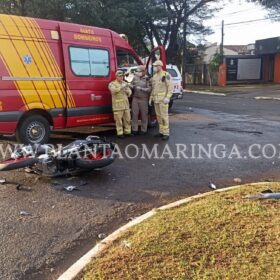 Motorista avança preferencial, deixa motociclista em estado gravíssimo e foge sem prestar socorro em Maringá Foto 2 Fotos de Motorista avança preferencial, deixa motociclista em estado gravíssimo e foge sem prestar socorro em Maringá