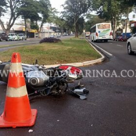 Motorista avança preferencial, deixa motociclista em estado gravíssimo e foge sem prestar socorro em Maringá Foto 3 Fotos de Motorista avança preferencial, deixa motociclista em estado gravíssimo e foge sem prestar socorro em Maringá