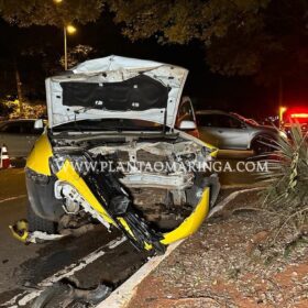 Motorista embriagado avança preferencial e bate em viatura da Polícia Militar em Maringá Foto 2 Fotos de Motorista embriagado avança preferencial e bate em viatura da Polícia Militar em Maringá