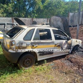 Quatro viaturas da Polícia Militar ficam destruídas após incêndio em Maringá Foto 12 Fotos de Quatro viaturas da Polícia Militar ficam destruídas após incêndio em Maringá