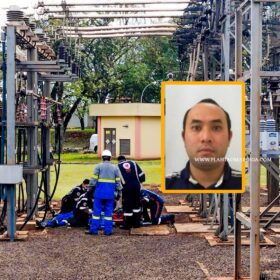 Trabalhador morre após sofrer descarga elétrica em subestação da Copel em Maringá Foto 1 Fotos de Trabalhador morre após sofrer descarga elétrica em subestação da Copel em Maringá
