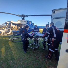 Bebê é intubada e socorrida de helicóptero após cair da cama em Marialva Foto 4 Fotos de Bebê é intubada e socorrida de helicóptero após cair da cama em Marialva