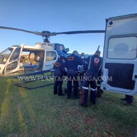 Bebê é intubada e socorrida de helicóptero após cair da cama em Marialva Foto 5 Fotos de Bebê é intubada e socorrida de helicóptero após cair da cama em Marialva