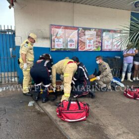 Homem é intubado após ser esfaqueado em Maringá Foto 3 Fotos de Homem é intubado após ser esfaqueado em Maringá