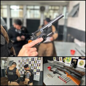 Homem é preso pela Rotam com quatro armas de fogo em Maringá Foto 11 Fotos de Homem é preso pela Rotam com quatro armas de fogo em Maringá