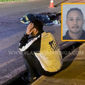 Jovem morre após bater moto na lateral de caminhão em Maringá Foto 1 Fotos de Jovem morre após bater moto na lateral de caminhão em Maringá