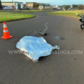 Jovem morre após bater moto na lateral de caminhão em Maringá Foto 8 Fotos de Jovem morre após bater moto na lateral de caminhão em Maringá