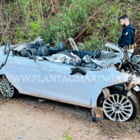 Moradora de Maringá morre após carro capotar e cair em ribanceira em Marialva Foto 8 Fotos de Moradora de Maringá morre após carro capotar e cair em ribanceira em Marialva
