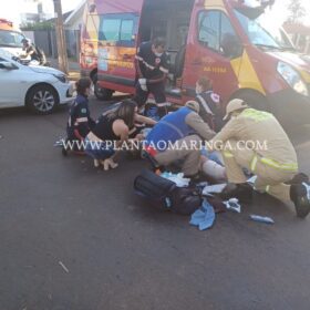 Motociclista avança preferencial e sofre ferimentos graves em Maringá Foto 11 Fotos de Motociclista avança preferencial e sofre ferimentos graves em Maringá