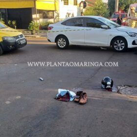 Motociclista avança preferencial e sofre ferimentos graves em Maringá Foto 4 Fotos de Motociclista avança preferencial e sofre ferimentos graves em Maringá
