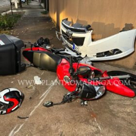 Motorista avança preferencial provoca acidente e foge sem prestar socorro em Maringá Foto 8 Fotos de Motorista avança preferencial provoca acidente e foge sem prestar socorro em Maringá