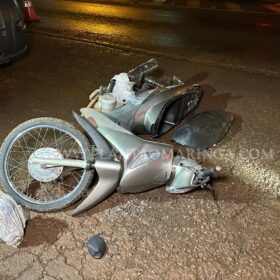 Mulher sofre trauma de face após queda de moto em Maringá Foto 2 Fotos de Mulher sofre trauma de face após queda de moto em Maringá