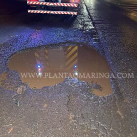 Mulher sofre trauma de face após queda de moto em Maringá Foto 1 Fotos de Mulher sofre trauma de face após queda de moto em Maringá