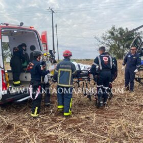 Padre da arquidiocese de Maringá é intubado e socorrido de helicóptero após acidente na região Foto 2 Fotos de Padre da arquidiocese de Maringá é intubado e socorrido de helicóptero após acidente na região