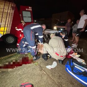 Câmera registra acidente que deixou pai e filho feridos em Sarandi Foto 3 Fotos de Câmera registra acidente que deixou pai e filho feridos em Sarandi