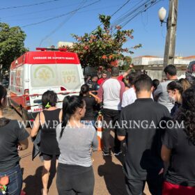 Princípio de incêndio atinge CMEI e causa pânico em Sarandi Foto 4 Fotos de Princípio de incêndio atinge CMEI e causa pânico em Sarandi