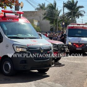 Princípio de incêndio atinge CMEI e causa pânico em Sarandi Foto 9 Fotos de Princípio de incêndio atinge CMEI e causa pânico em Sarandi
