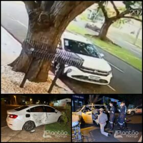 Câmera de segurança registra motorista avançando preferencial e causando acidente em Maringá Foto 9 Fotos de Câmera de segurança registra motorista avançando preferencial e causando acidente em Maringá