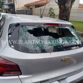 Fotos de Câmera de segurança registra tiroteio entre criminosos de facções rivais em Maringá