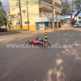 Carro avança preferencial e deixa motociclista em estado grave, em Maringá Foto 5 Fotos de Carro avança preferencial e deixa motociclista em estado grave, em Maringá