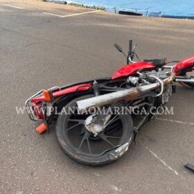 Carro avança preferencial e deixa motociclista em estado grave, em Maringá Foto 6 Fotos de Carro avança preferencial e deixa motociclista em estado grave, em Maringá