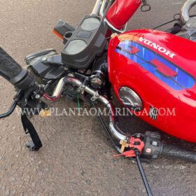 Carro avança preferencial e deixa motociclista em estado grave, em Maringá Foto 7 Fotos de Carro avança preferencial e deixa motociclista em estado grave, em Maringá